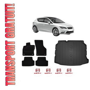 Set Covorase Presuri Auto Si Tavita Portbagaj SEAT LEON (5F1) din 2012-2020 SEAT
