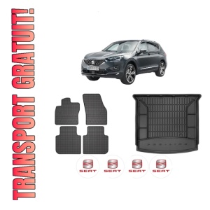 Set Covorase Presuri Auto Si Tavita Portbagaj SEAT TARRACO (KN2) din 2018-2024 SEAT