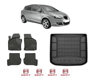 Set Covorase Presuri Auto Si Tavita Portbagaj SEAT TOLEDO III (5P2) din 2004-2009 SEAT - Img 2