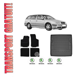 Set Covorase Presuri Auto Si Tavita Portbagaj SKODA Octavia I Combi (1U5) din 1998-2010 SKODA