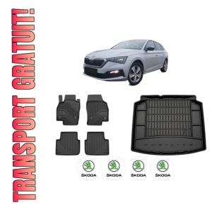 Set Covorase Presuri Auto Si Tavita Portbagaj SKODA SCALA (NW1) din 2019-2020 SKODA