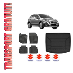 Set Covorase Presuri Auto Si Tavita Portbagaj SUZUKI SX4 S-CROSS (JY) din 2013-2022 SUZUKI