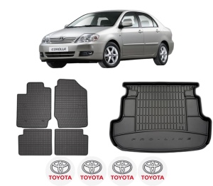Set Covorase Presuri Auto Si Tavita Portbagaj TOYOTA COROLLA Saloon (_E12_) din 2001-2008 TOYOTA - Img 2