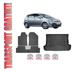 Set Covorase Presuri Auto Si Tavita Portbagaj TOYOTA COROLLA Verso (ZER_, ZZE12_, R1_) din 2004-2009 TOYOTA