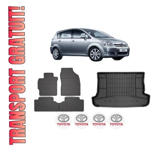 Set Covorase Presuri Auto Si Tavita Portbagaj TOYOTA COROLLA Verso (ZER_, ZZE12_, R1_) din 2004-2009 TOYOTA