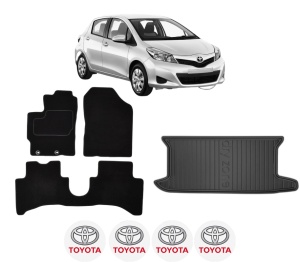 Set Covorase Presuri Auto Si Tavita Portbagaj TOYOTA YARIS (_P13_) din 2010-2020 TOYOTA - Img 2