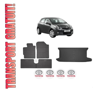Set Covorase Presuri Auto Si Tavita Portbagaj TOYOTA YARIS (_P9_) din 2005-2014 TOYOTA