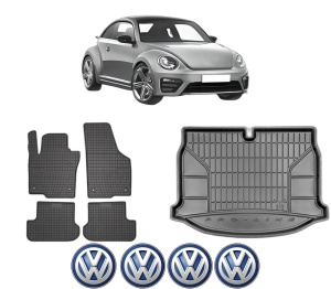 Set Covorase Presuri Auto Si Tavita Portbagaj Volkswagen BEETLE (5C1, 5C2) din 2011-2019 Volkswagen - Img 2