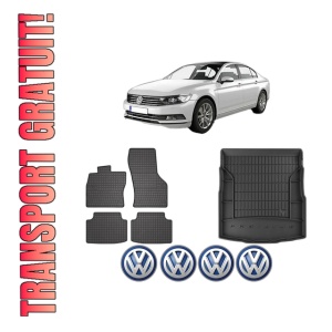Set Covorase Presuri Auto Si Tavita Portbagaj Volkswagen PASSAT B8 (3G2, CB2) din 2014-2024 Volkswagen