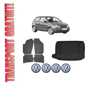 Set Covorase Presuri Auto Si Tavita Portbagaj Volkswagen POLO IV (9N_, 9A_) din 2001-2009 Volkswagen
