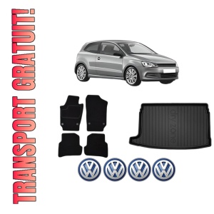 Set Covorase Presuri Auto Si Tavita Portbagaj Volkswagen POLO V (6R1, 6C1) din 2009-2022 Volkswagen