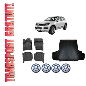 Set Covorase Presuri Auto Si Tavita Portbagaj Volkswagen TOUAREG VAN (7P5) din 2011-2014 Volkswagen