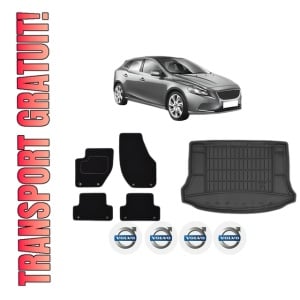 Set Covorase Presuri Auto Si Tavita Portbagaj VOLVO V40 Hatchback (525) din 2012-2019 VOLVO