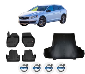 Set Covorase Presuri Auto Si Tavita Portbagaj VOLVO V60 I Cross Country (157) din 2015-2018 VOLVO - Img 2