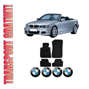 Set Covorase Presuri BMW Seria 3 Convertible (E93) din 2006-2013, Auto, Material Textil Mocheta, BMW