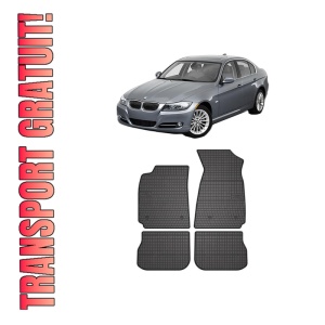 Set covorase presuri BMW Seria 3 (E90) din 2004-2011, auto, din cauciuc thermoplastic, BMW Seria