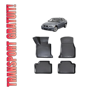 Set covorase presuri BMW Seria 3 E90 din 2005-2012, auto, din cauciuc thermoplastic - Img 8