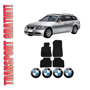 Set Covorase Presuri BMW Seria 3 Touring (E91) din 2004-2012, Auto, Material Textil Mocheta, BMW