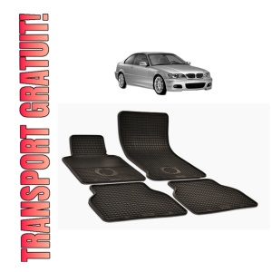 Set covorase presuri BMW Seria 3er E 46 din 1998-2004, auto, din cauciuc thermoplastic - Img 8