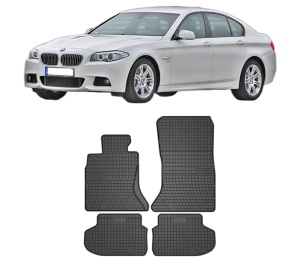Set covorase presuri BMW Seria 5 (F10) din 2009-2016, auto, din cauciuc thermoplastic, BMW Seria - Img 2