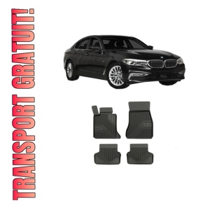 Set covorase presuri BMW Seria 5 (G30, F90) din 2016-2023, auto, din cauciuc thermoplastic, BMW Seria
