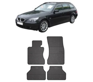 Set covorase presuri BMW Seria 5 Touring (E61) din 2004-2010, auto, din cauciuc thermoplastic, BMW Seria - Img 2