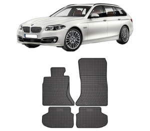Set covorase presuri BMW Seria 5 Touring (F11) din 2009-2017, auto, din cauciuc thermoplastic, BMW Seria - Img 2