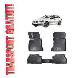 Set covorase presuri BMW Seria 5 VI F11 din 2010-2013, auto, din cauciuc thermoplastic - Img 8