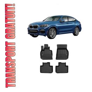 Set covorase presuri BMW Seria X4 (G02, F98) din 2018-2020, auto, din cauciuc thermoplastic, BMW Seria