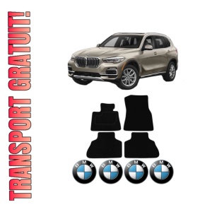 Set Covorase Presuri BMW Seria X5 (G05, F95) din 2018-2023, Auto, Material Textil Mocheta, BMW