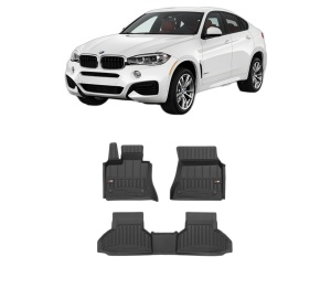 Set covorase presuri BMW Seria X6 (F16, F86) din 2014-2019, auto, din cauciuc thermoplastic, BMW Seria - Img 2