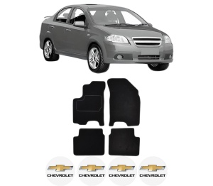 Set Covorase Presuri CHEVROLET AVEO / KALOS Saloon (T250, T255) din 2005-2013, Auto, Material Textil Mocheta, CHEVROLET - Img 2