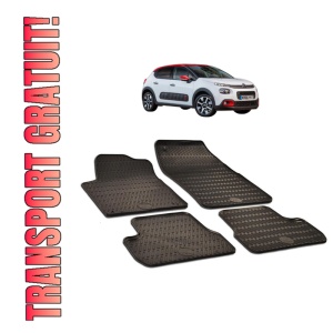 Set covorase presuri CITROEN C3 din 2010-2016, auto, din cauciuc thermoplastic