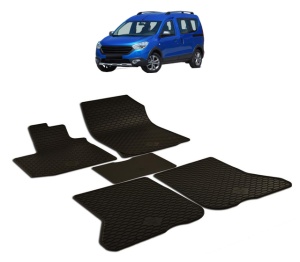 Set covorase presuri DACIA DOKKER din 2013, auto, din cauciuc thermoplastic - Img 2
