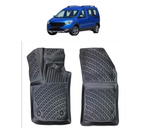 Set covorase presuri DACIA DOKKER FATA din 2012-2021, auto, din cauciuc thermoplastic - Img 2