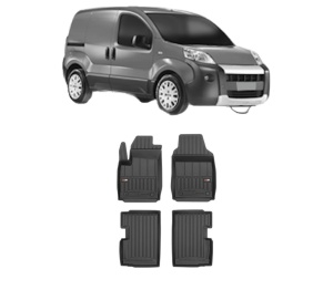 Set covorase presuri FIAT 500 (312_) din 2007-2021, auto, din cauciuc thermoplastic, FIAT - Img 2
