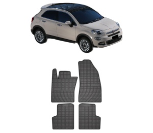 Set covorase presuri FIAT 500X (334_) din 2014-2022, auto, din cauciuc thermoplastic, FIAT - Img 2