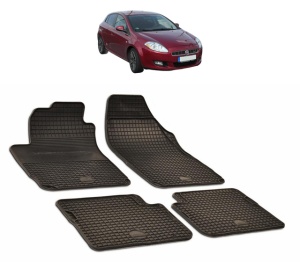 Set covorase presuri FIAT BRAVO din 2007-2014, auto, din cauciuc thermoplastic - Img 2