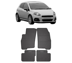 Set covorase presuri FIAT PUNTO din 2005-2015, auto, din cauciuc thermoplastic, FIAT - Img 2