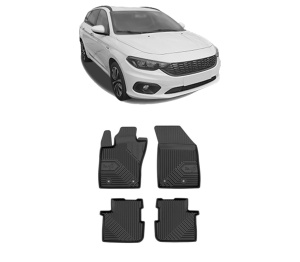 Set covorase presuri FIAT TIPO Estate (356_, 357_) din 2016-2022, auto, din cauciuc thermoplastic, FIAT - Img 2