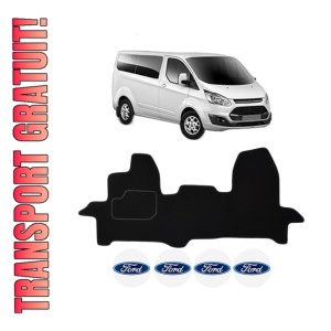 Set Covorase Presuri FORD TRANSIT CUSTOM V362 Bus (F3) din 2012-2023, Auto, Material Textil Mocheta, FORD