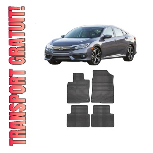Set covorase presuri HONDA CIVIC X Hatchback (FC_, FK_) din 2017-2022, auto, din cauciuc thermoplastic, HONDA