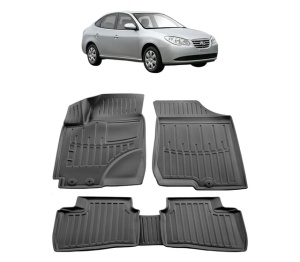Set covorase presuri HYUNDAI ELANTRA HD din 2006-2011, auto, din cauciuc thermoplastic - Img 2