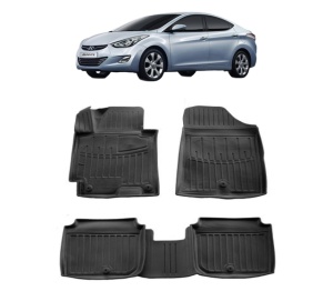 Set covorase presuri HYUNDAI ELANTRA MD din 2010-2015, auto, din cauciuc thermoplastic - Img 2