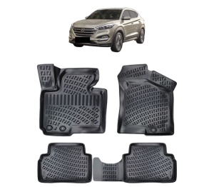 Set covorase presuri HYUNDAI TUCSON II din 2009-2015, auto, din cauciuc thermoplastic - Img 5