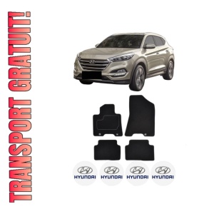 Set Covorase Presuri HYUNDAI TUCSON (TL, TLE) din 2015-2023, Auto, Material Textil Mocheta, HYUNDAI - Img 1