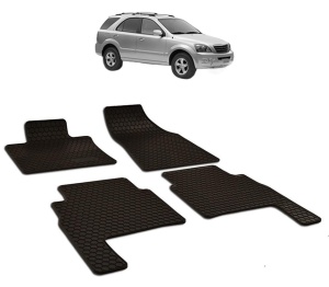 Set covorase presuri KIA SORENTO I BL din 2002-2009, auto, din cauciuc thermoplastic - Img 2