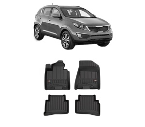 Set covorase presuri KIA SPORTAGE III (SL) din 2010-2016, auto, din cauciuc thermoplastic, KIA - Img 2