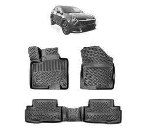 Set covorase presuri KIA SPORTAGE V SWB PRESTIGE SMART din 2021, auto, din cauciuc thermoplastic - Img 2