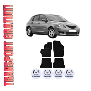 Set Covorase Presuri MAZDA 3 (BK) din 2003-2009, Auto, Material Textil Mocheta, MAZDA